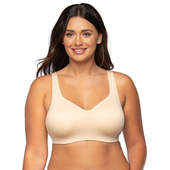 Vanity Fair SZ 2X Radiant Collection Women's Wireless Bra - Comfort Fit in Beige - Picture 1 of 8